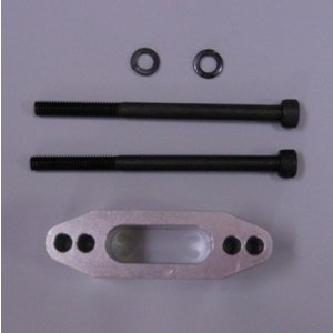 画像: ファンテック (A327) マフラーオフセットスペーサー18mm  90クラス用 