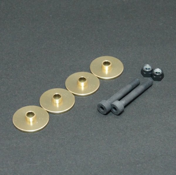 画像1: クエスト CA6105-02G (120-720/E12S-787/GT15/ZG他用) ドラッグワッシャー（ゴールドt=2）14mm厚用【メーカー直送になります】   (1)