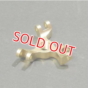 画像: クエスト QH0084-03G (CA30/50/E6/E12S/120-720/E12S-787/GT-15/ZG他用) テールピッチヨーク（ゴールド）【メーカー直送になります】