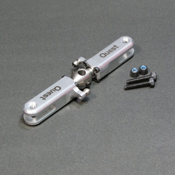 画像1: クエスト QH0082S (CA30/50/E6/GT15/ZG用) ＨＰテールグリップ 0° (シルバー）【メーカー直送になります】   (1)