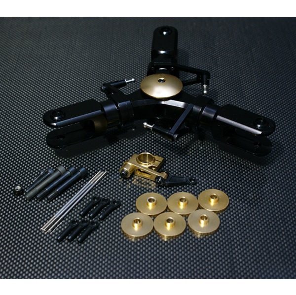 画像1: クエスト QH0079 (FBL=120-720/E12S-787/GT15/ZG他用) FBL10-3Blade ヘッドセット(スワッシュ無し) 【メーカー直送になります】   (1)