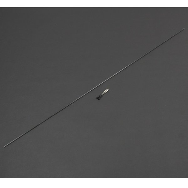 画像1: クエスト QH0134 (E12S-775用) Φ3カーボンラダーリンケージロッド833mmセット (IM775)【メーカー直送になります】 (1)