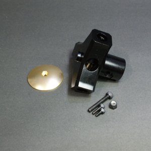 画像: クエスト QH0080-01R (FBL=CA/90Ver06/GT15/ZG/E12S-775/787/120-720用) センターハブ (FBL12-3Blade)リジッ トカラー付【メーカー直送になります】  