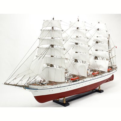 画像1: ウッディジョー (NO.640) 1/80 日本丸 木製模型 組立キット