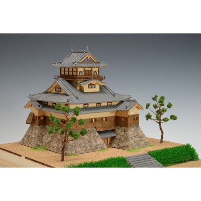 画像1: ウッディジョー (NO.327) 1/150 犬山城 木製模型 組立キット