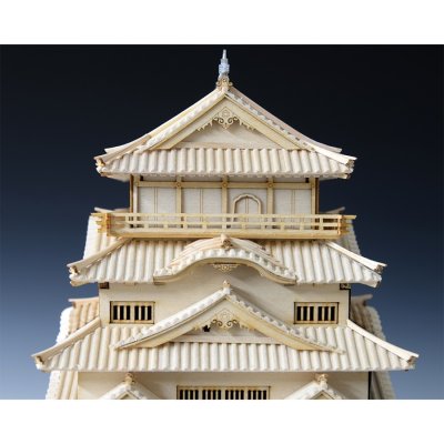 画像2: ウッディジョー (NO.291) 1/150 福山城 木製模型 組立キット  