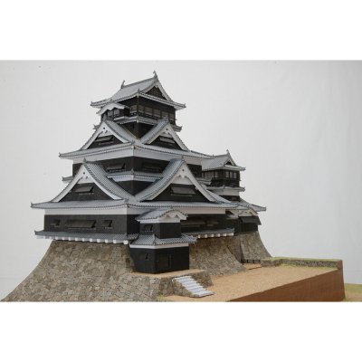 画像1: ウッディジョー (NO.329) 1/150 熊本城 木製模型 組立キット