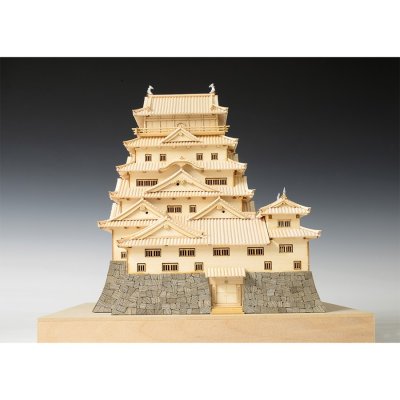 画像3: ウッディジョー (NO.291) 1/150 福山城 木製模型 組立キット  