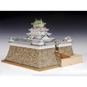 画像: ウッディジョー (NO.290) 1/150 駿府城 木製模型 組立キット  