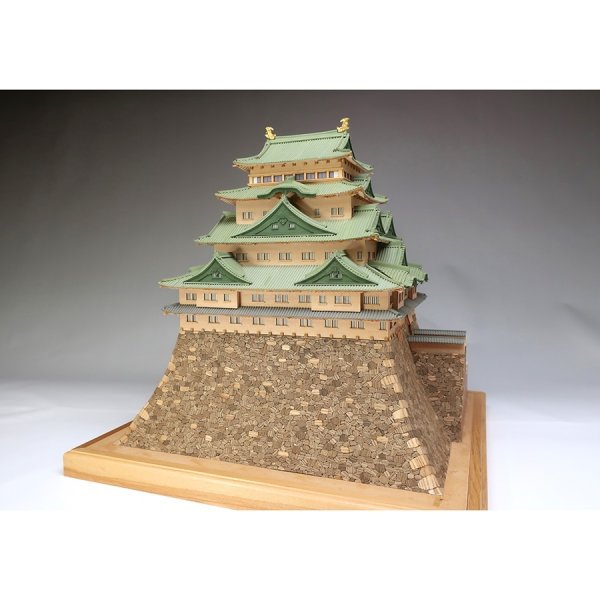 画像1: ウッディジョー (NO.331) 1/150 名古屋城 木製模型 組立キット  (1)