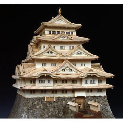 画像1: ウッディジョー (NO.331) 1/150 名古屋城 木製模型 組立キット
