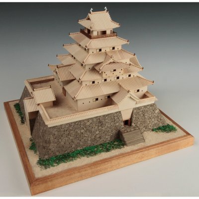 画像1: ウッディジョー (NO.336) 1/150 鶴ヶ城 木製模型 組立キット