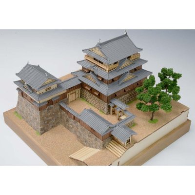 画像1: ウッディジョー (NO.259) 1/150 松山城 木製模型 組立キット