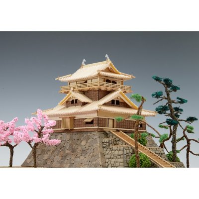 画像3: ウッディジョー (NO.257) 1/150 丸岡城 木製模型 組立キット