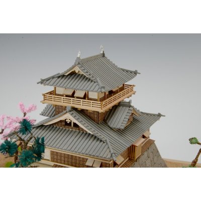画像2: ウッディジョー (NO.257) 1/150 丸岡城 木製模型 組立キット