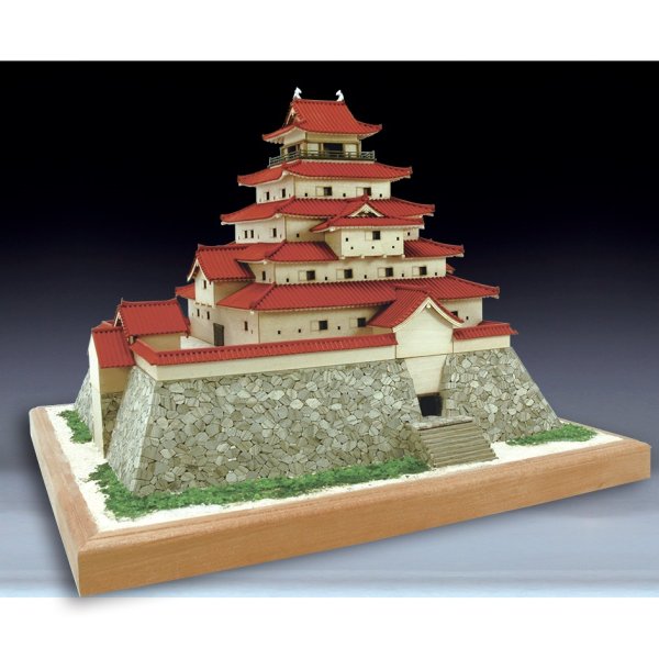 画像1: ウッディジョー (NO.336) 1/150 鶴ヶ城 木製模型 組立キット   (1)