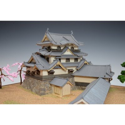 画像1: ウッディジョー (NO.337) 1/150 彦根城 木製模型 組立キット