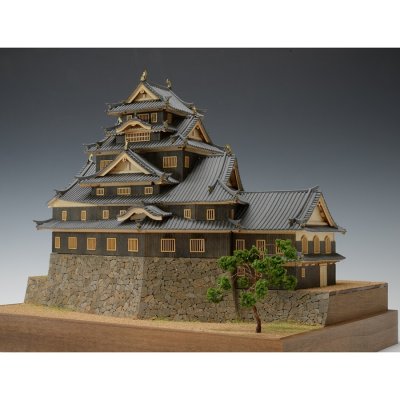画像1: ウッディジョー (NO.265) 1/150 岡山城 木製模型 組立キット
