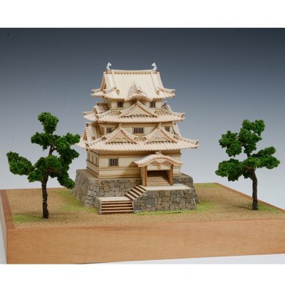 画像1: ウッディジョー (NO.269) 1/150 宇和島城 木製模型 組立キット