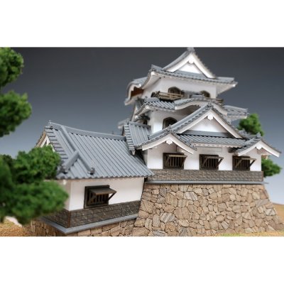 画像2: ウッディジョー (NO.337) 1/150 彦根城 木製模型 組立キット