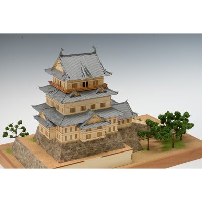 画像2: ウッディジョー (NO.261) 1/150 小田原城 木製模型 組立キット
