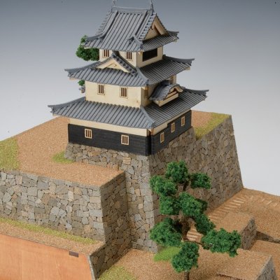 画像1: ウッディジョー (NO.267) 1/150 丸亀城 木製模型 組立キット