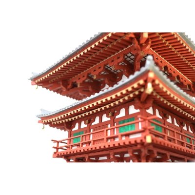 画像3: ウッディジョー (NO.349) 1/75 薬師寺 西塔 木製模型 組立キット