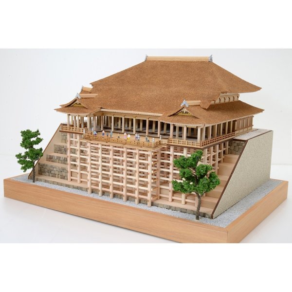 画像1: ウッディジョー (NO.343) 1/150 清水寺 木製模型 組立キット  (1)