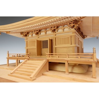 画像2: ウッディジョー (NO.342) 1/50 石山寺 多宝塔 木製模型 組立キット
