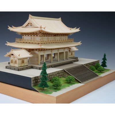 画像2: ウッディジョー (NO.256) 1/150 知恩院 三門 木製模型 組立キット