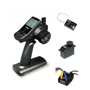 画像: フタバ (035753) 電動カー用 T3PV+R203GF受信機+MC340CRアンプ+U300サーボ付  