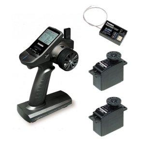 画像: フタバ (037092) T3PV+203GF 受信機+S-U300 サーボ×2付セット  