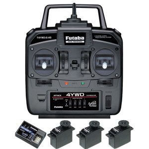 画像: フタバ (037177)  T4YWD+R214GFE受信機+Ｕ300サーボx3付セット  