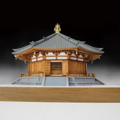 画像2: ウッディジョー (NO.364) 1/75 法隆寺 夢殿 木製模型 組立キット