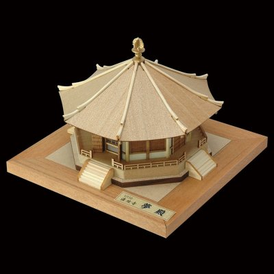 画像1: ウッディジョー (NO.364) 1/150 法隆寺 夢殿 木製模型 組立キット