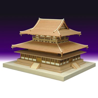 画像1: ウッディジョー (NO.361) 1/150 法隆寺 金堂 木製模型 組立キット