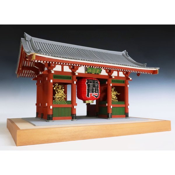 画像1: ウッディジョー (NO.355) 1/50 浅草寺 雷門 木製模型 組立キット  (1)