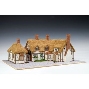 画像: ウッディジョー (NO.323) 1/87 ヨーロッパの街並みシリーズ イギリス 木製模型 組立キット 