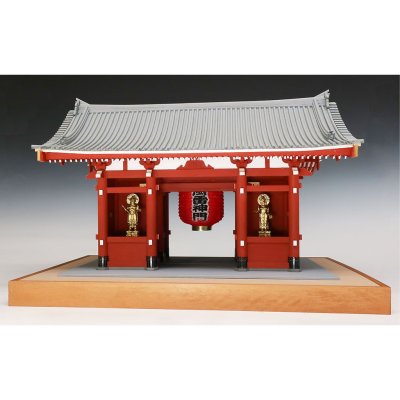 画像2: ウッディジョー (NO.355) 1/50 浅草寺 雷門 木製模型 組立キット 