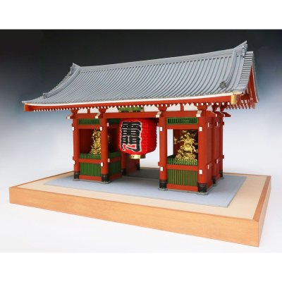 画像1: ウッディジョー (NO.355) 1/50 浅草寺 雷門 木製模型 組立キット 