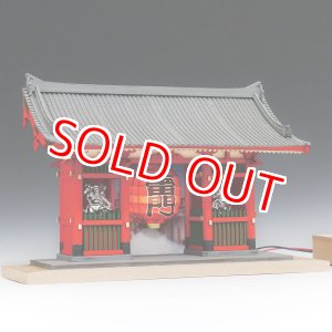 画像: ウッディジョー (NO.373) ハーフタイプ 雷門 木製模型 組立キット 