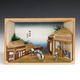 画像: ウッディジョー (NO.380) 東海道五十三次 御油宿 木製模型 組立キット 