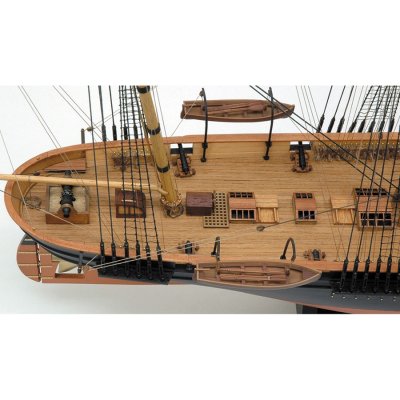 画像2: ウッディジョー (NO.644) 1/75 咸臨丸(帆なし) 木製模型 組立キット