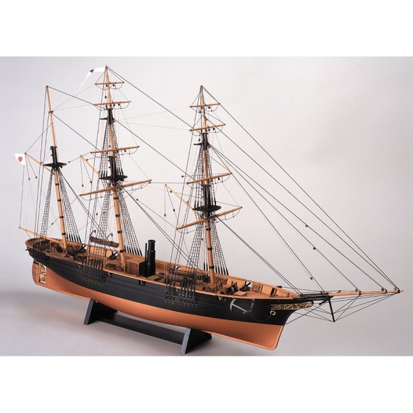 画像1: ウッディジョー (NO.644) 1/75 咸臨丸（帆なし） 木製模型 組立キット  (1)