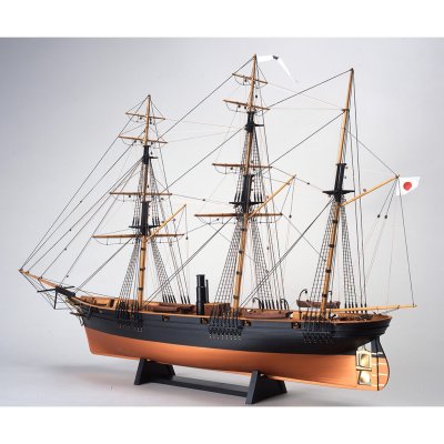 画像1: ウッディジョー (NO.644) 1/75 咸臨丸(帆なし) 木製模型 組立キット