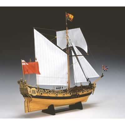 画像1: ウッディジョー (NO.652) 1/64 チャールズヨット 木製模型 組立キット 