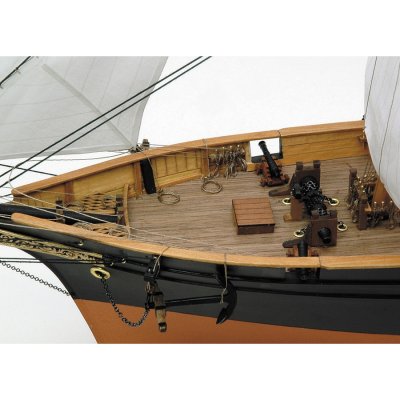 画像1: ウッディジョー (NO.643) 1/75 咸臨丸(帆付) 木製模型 組立キット