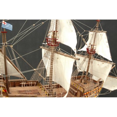 画像2: ウッディジョー (NO.649) 1/50 ゴールデンハインド 木製模型 組立キット 