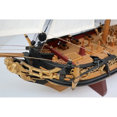 画像2: ウッディジョー (NO.652) 1/64 チャールズヨット 木製模型 組立キット 