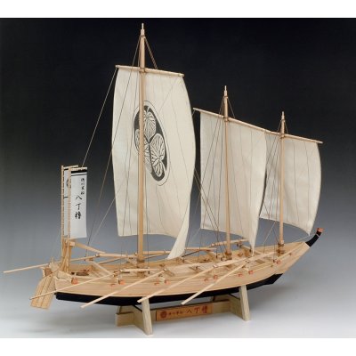 画像1: ウッディジョー (NO.157) 1/24 八丁櫓 木製模型 組立キット